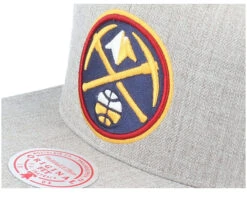 Team Heather Grey Snapback - Mitchell & Ness -Mitchell & Ness 697589812676 5