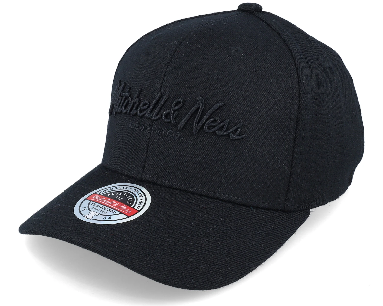 Branded Pinscript Black Adjustable - Mitchell & Ness 1 Branded Pinscript Black Adjustable - Mitchell & Ness