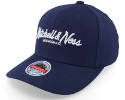 Branded Pinscript Navy/White Adjustable - Mitchell & Ness