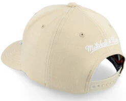 Branded Pinscript Khaki/White Adjustable - Mitchell & Ness 8 Branded Pinscript Khaki/White Adjustable - Mitchell & Ness -Mitchell & Ness HS2113294 3