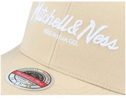 Branded Pinscript Khaki/White Adjustable - Mitchell & Ness 11 Branded Pinscript Khaki/White Adjustable - Mitchell & Ness -Mitchell & Ness HS2113294 6