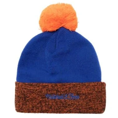 Two Tone Pom Beanie HWC New York Knicks 1 Two Tone Pom Beanie HWC New York Knicks