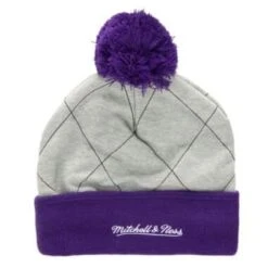 Quilted Pom Beanie HWC Los Angeles Lakers