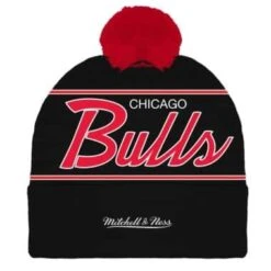 Script Pom Beanie HWC Chicago Bulls