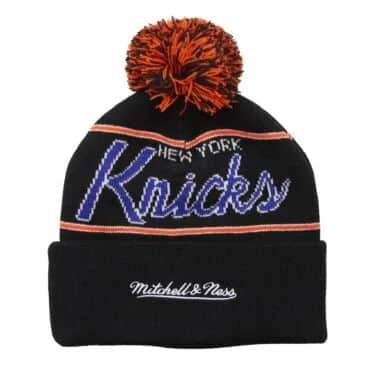 Script Pom Beanie HWC New York Knicks 1 Script Pom Beanie HWC New York Knicks