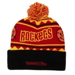 Team Isle Pom Beanie HWC Houston Rockets