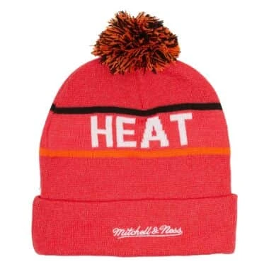 Reload 2.0 Pom Knit Beanie Miami Heat 1 Reload 2.0 Pom Knit Beanie Miami Heat